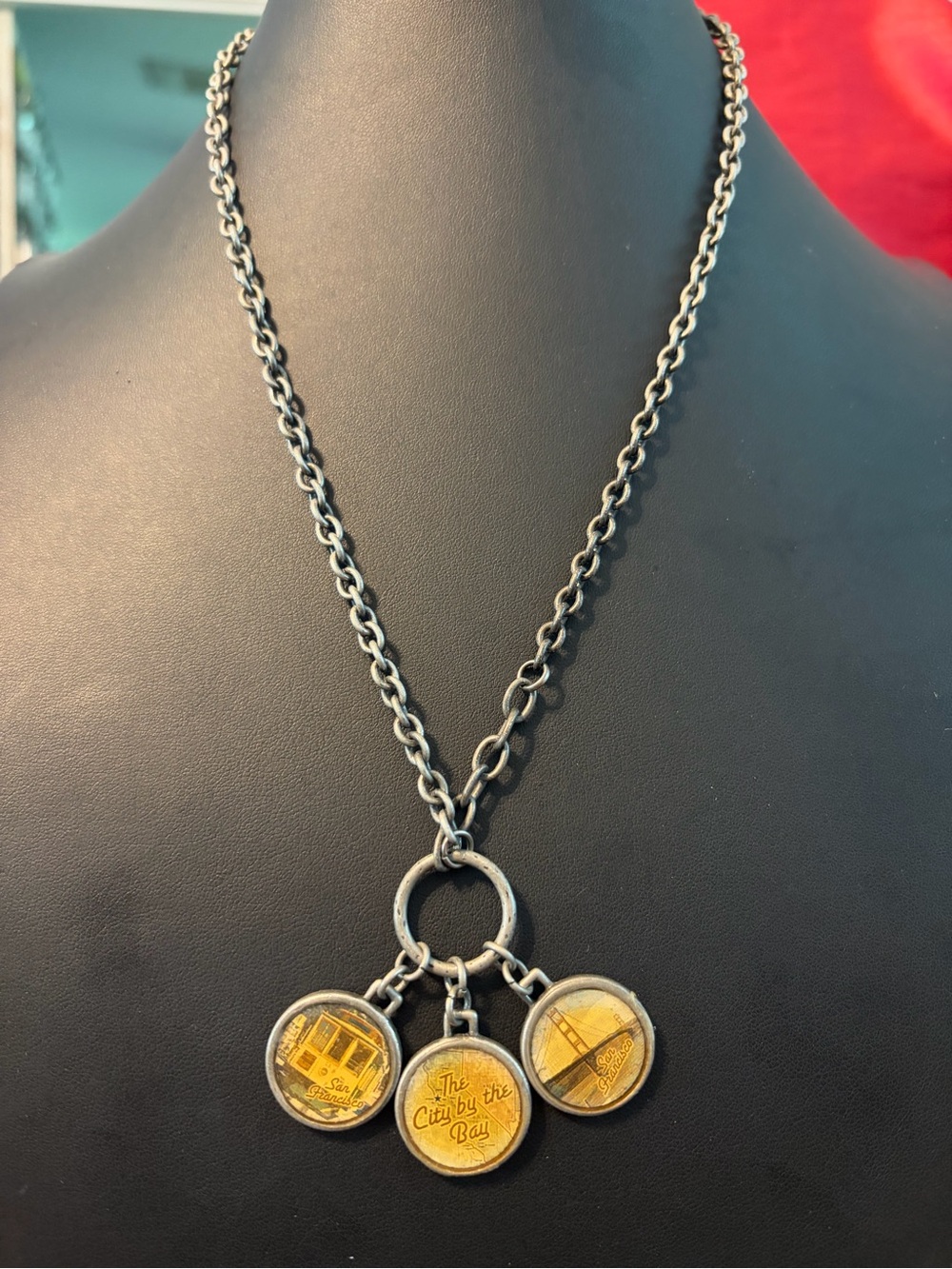 Vintage Legacy San Francisco Charm Pendant Necklace - The City by the Bay